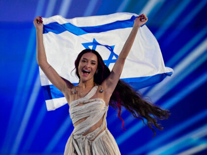 TOPSHOT - Russian-Israeli singer Eden Golan representing Israel with the song "Hurricane"