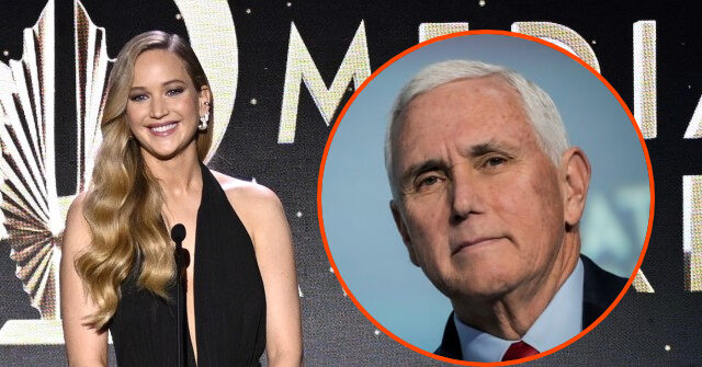 Jennifer Lawrence Calls Mike Pence Gay at GLAAD Media Awards