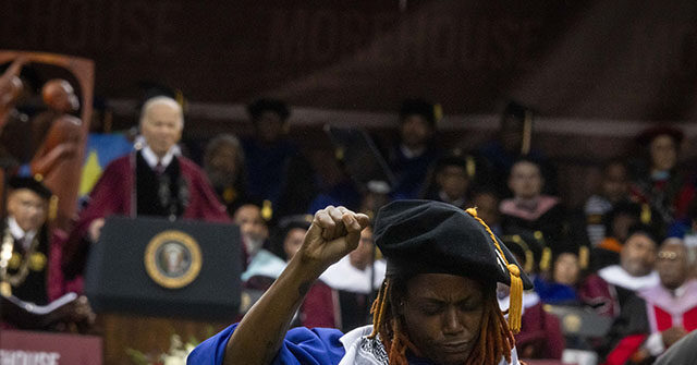 Students Turn Backs on Biden During Commencement Speech at MLK's Alma Mater