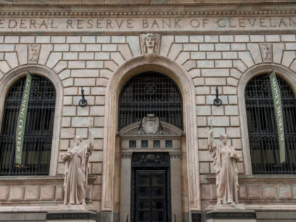 The Federal Reserve Bank of Cleveland stands on East 6th Street in Cleveland, Ohio, U.S.,