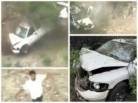WATCH: Off-Roading Human Smuggler Crashes into Tree near Border in Texas