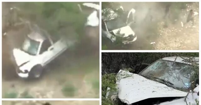 WATCH: Off-Roading Human Smuggler Crashes into Tree near Border in Texas