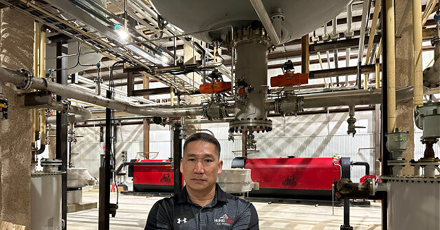 NextImg:Exclusive: VA Senate Hopeful Hung Cao Visits Rubber Manufacturing Plant Biden Abandoned