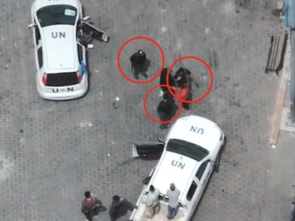 Terrorists at UNRWA in Rafah (IDF)