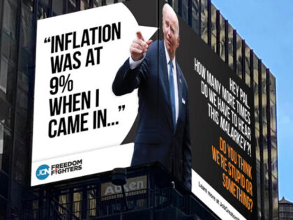 Job Creators Network Hammers Biden’s Bogus Inflation Numbers With Massive Times Square Billboard