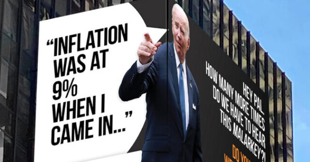 NextImg:Job Creators Network Hammers Biden’s Bogus Inflation Numbers With Massive Times Square Billboard