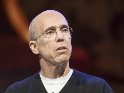 Jeffrey Katzenberg, chairman and founder of Quibi SA, speaks during a keynote at CES 2020