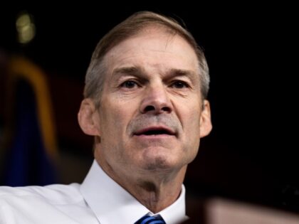 Rep. Jim Jordan (R-OH) speaks during a news conference about the ongoing protests on colle