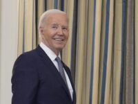 Biden Flashes Smug, Toothy Grin When Asked About Trump Being a ‘Political Prisoner’