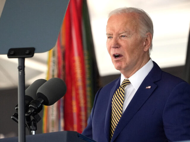 President Joe Biden speaks to graduating cadets at the U.S. Military Academy commencement