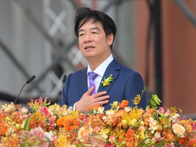 Taiwan's President Lai Ching-te delivers his inaugural speech after being sworn into