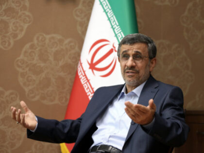 TEHRAN, IRAN - MAY 06: Iranian former President Mahmoud Ahmadinejad speaks during an exclu