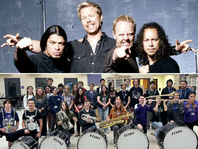 Metallica Gifts Texas High School Band $15,000 Worth of Equipment for Tribute Performance - Vimarsana News