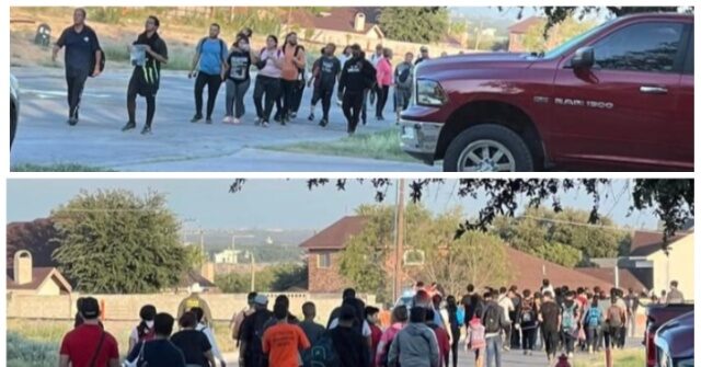 Biden-Harris Admin Officials Confirm Return of Large Migrant Group Crossings at Texas Border