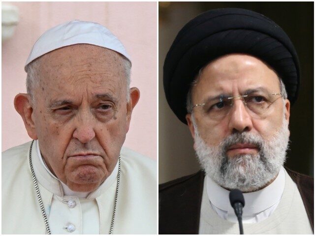 Pope Francis and Ebrahim Raisi