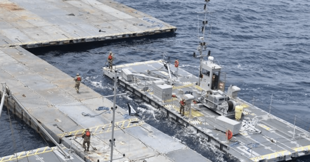 Gaza 'Floating Pier' Completed by U.S., Connected to Shore by Israel