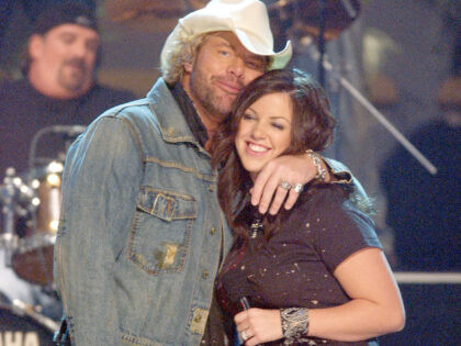Toby Keith and daughter Krystal during 38th Annual Country Music Awards - Show at Grand Ol