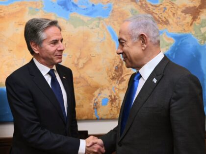 U.S. Secretary of State Antony Blinken and Israeli Prime Minister Benjamin Netanyahu, Jeru