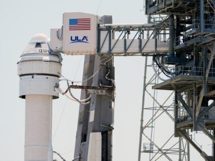 FILE - Boeing's Starliner capsule atop an Atlas V rocket is seen at Space Launch Complex 4