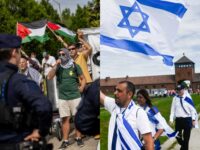 Pictures: Palestine Protesters Disrupt Memorial Ceremony at Auschwitz