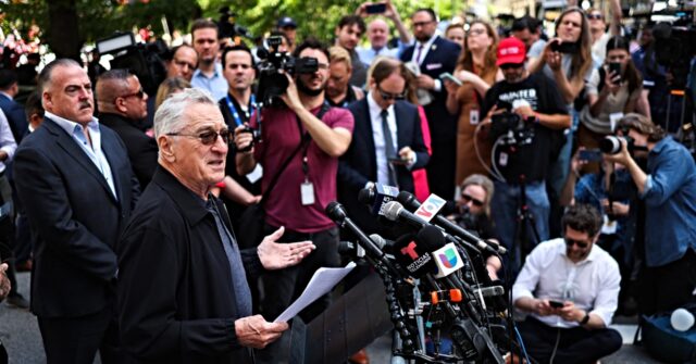 CNN, MSNBC Largely Ignore Robert De Niro Presser