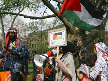 University students rally and march against Israeli attacks on Gaza as they continue their