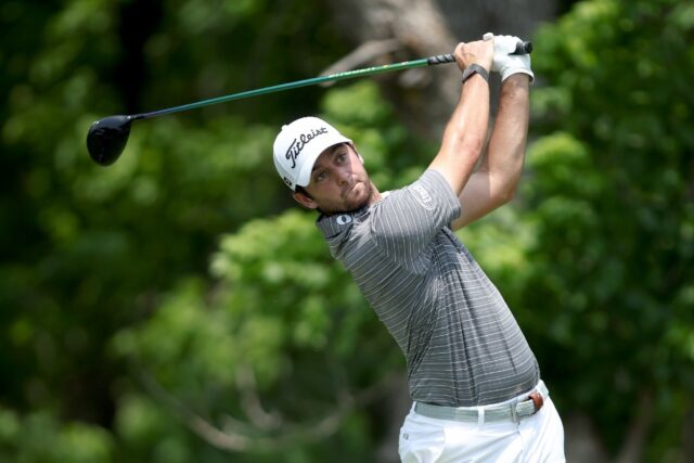 American Davis Riley on the way to a four-shot third-round lead in the US PGA Tour Charles