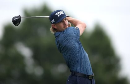 American Jake Knapp fired a seven-under par 64 to grab the lead after the second round of
