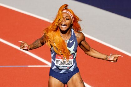 American Sha'Carri Richardson is slated to run her first 100m of the year at the Eugene Di