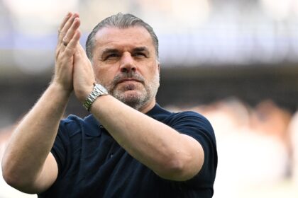 Ange Postecoglou is in his first season as Tottenham manager