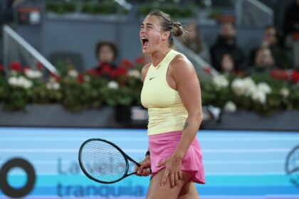 Aryna Sabalenka will defend her Madrid Open title against Iga Swiatek on Saturday after be