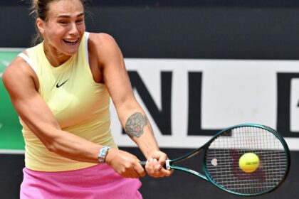 Aryna Sabalenka swept past Jelena Ostapenko at the Rome Open