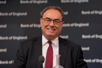 Bank of England Governor Andrew Bailey expressed optimism about the improving inflation ou