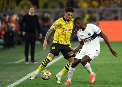 Borussia Dortmund's English winger Jadon Sancho said he had not thought about a return to