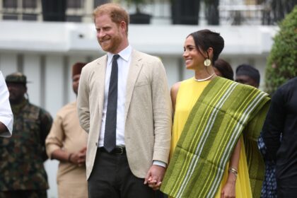 Britain's Prince Harry, Duke of Sussex, and his wife, Meghan, Duchess of Sussex, travelled