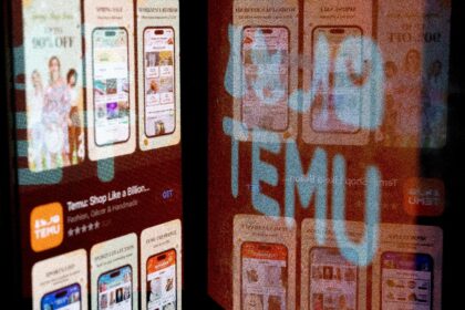 Chinese shopping app Temu has on average around 75 million monthly active users in the EU