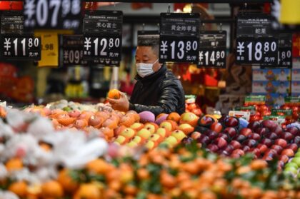 Data showing Chinese consumer prices rising more than expected last month provided some fr
