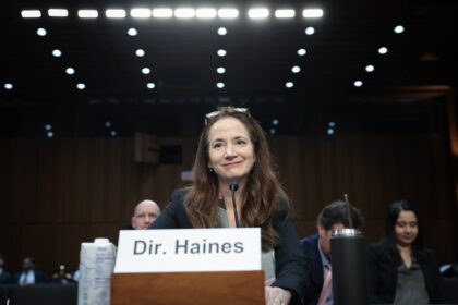 Director of National Intelligence Avril Haines, pictured at the US Congress on May 2, 2024