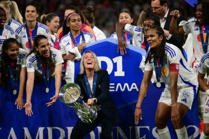 French title winners Lyon face Barcelona in the women's Champions League final on Saturday