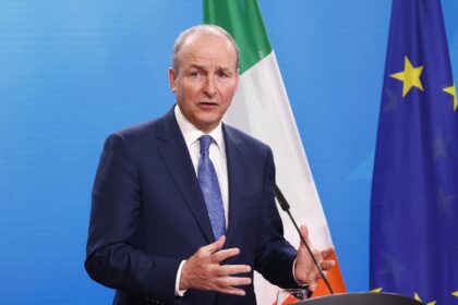 Irish foreign minister Micheal Martin said recognition of Palestinian statehood would come