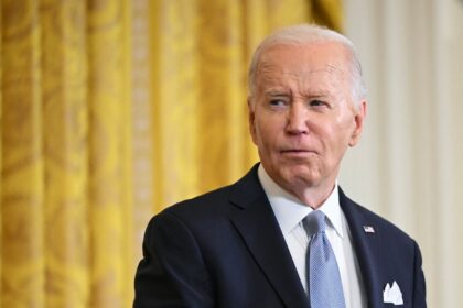 Joe Biden had terse exchanges with reporters at a press conference with Kenya's president