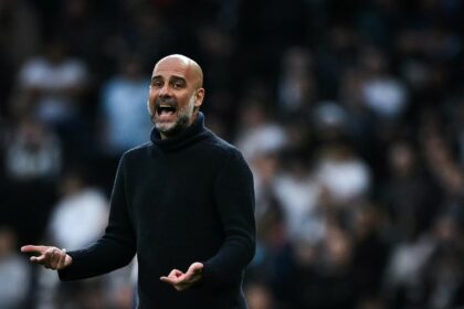 Pep Guardiola said Manchester City will feel the nerves of going for the Premier League ti