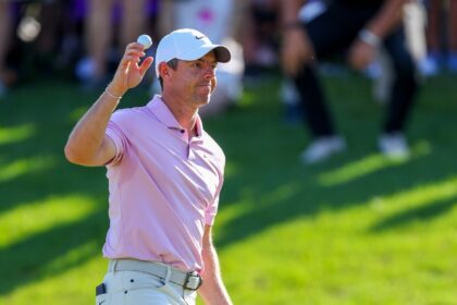 Rory McIlroy triumphed at the PGA Tour's Wells Fargo Championship on Sunday after a bliste