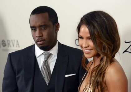 Sean Combs and singer Cassie Ventura -- who said the artist raped her in 2018 -- shown her