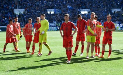 'Want season over': Bayern Munich players trudge off the pitch after losing to Hoffenheim