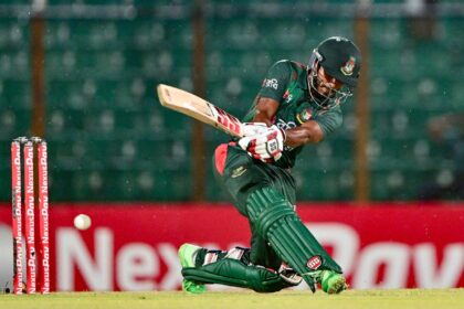 Tanzid Hasan goes on the attack as he leads Bangladesh to an eight-wicket win over Zimbabw