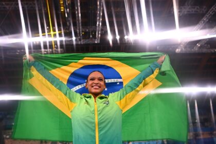Since her Tokyo gold Rebeca Andrade has been under the spotlight in Brazil