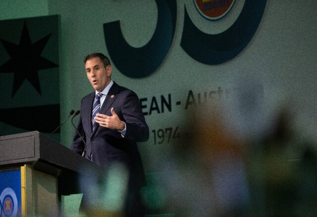 Treasurer Jim Chalmers said Australia was on track to bank a budget surplus of US$6 billio