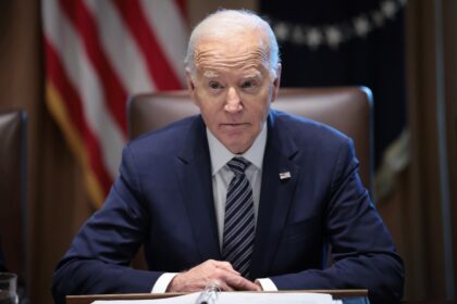US President Joe Biden, pictured at the White House on May 15, 2024, was accused by Specia