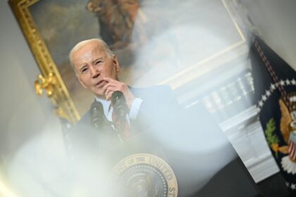 US President Joe Biden speaks about the protests over Israel's war against Hamas in Gaza t